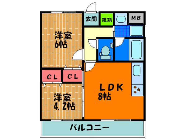 フレシ－ルコ－トＭの物件間取画像